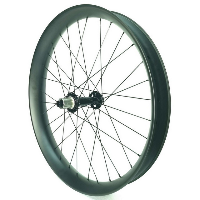 27.5er Fat Bike Carbon Wheelset 80mm Width Tubeless