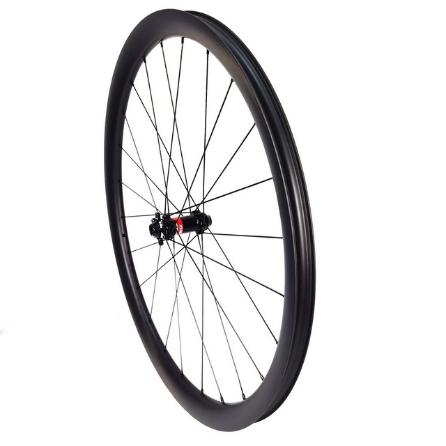Super Light Gravel Asymmetrical Carbon Wheels 30mm Width 30mm 35mm Profiles
