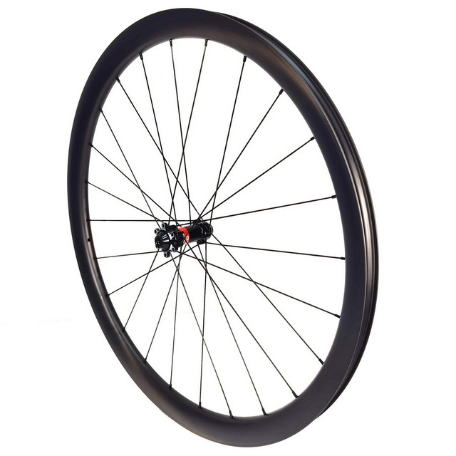 Super Light Gravel Asymmetrical Carbon Wheels 30mm Width 30mm 35mm Profiles