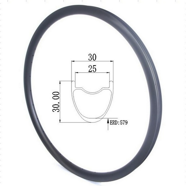 29er light mtb carbon rims 30mm width 30mm depth