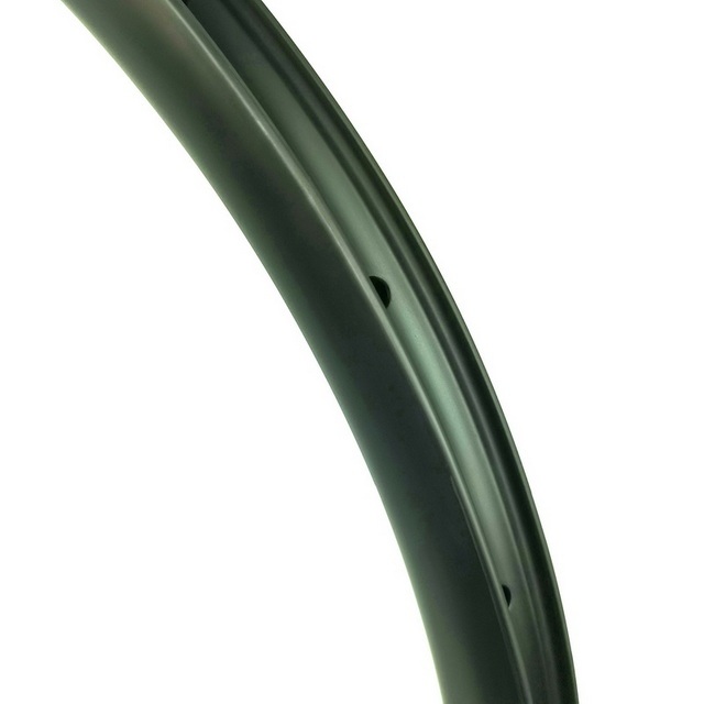 Asymmetrical 700C Road Gravel Carbon Rims 30mm Width 30mm 35mm Profiles Tubeless With Hook