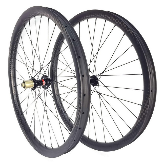 29ER DH AM Carbon Wheels 40mm External Width 34mm Internal Width Tubeless Boost Mountain Bike Wheelset