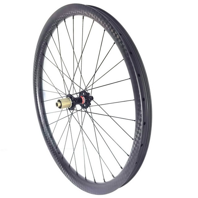 29ER DH AM Carbon Wheels 40mm External Width 34mm Internal Width Tubeless Boost Mountain Bike Wheelset