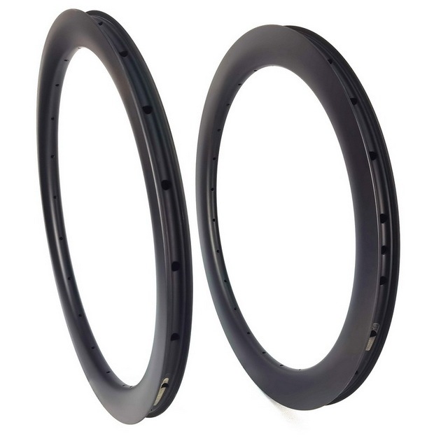 20 Inch BMX 451 Carbon Rims Tubeless 38MM 45MM Profiles Disc Brake Folding Bike Rims