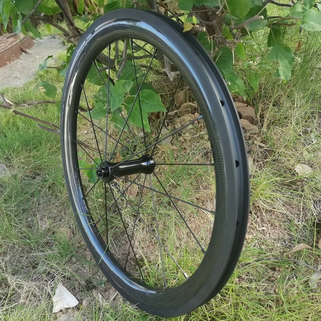 20 Inch 451 Carbon Wheels Rims V Brake Tubless Clincher Folding Bicycle ...