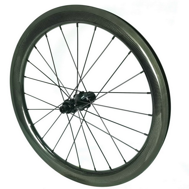20 Inch 451 Carbon Wheels Rims V Brake Tubless Clincher Folding Bicycle Wheelset