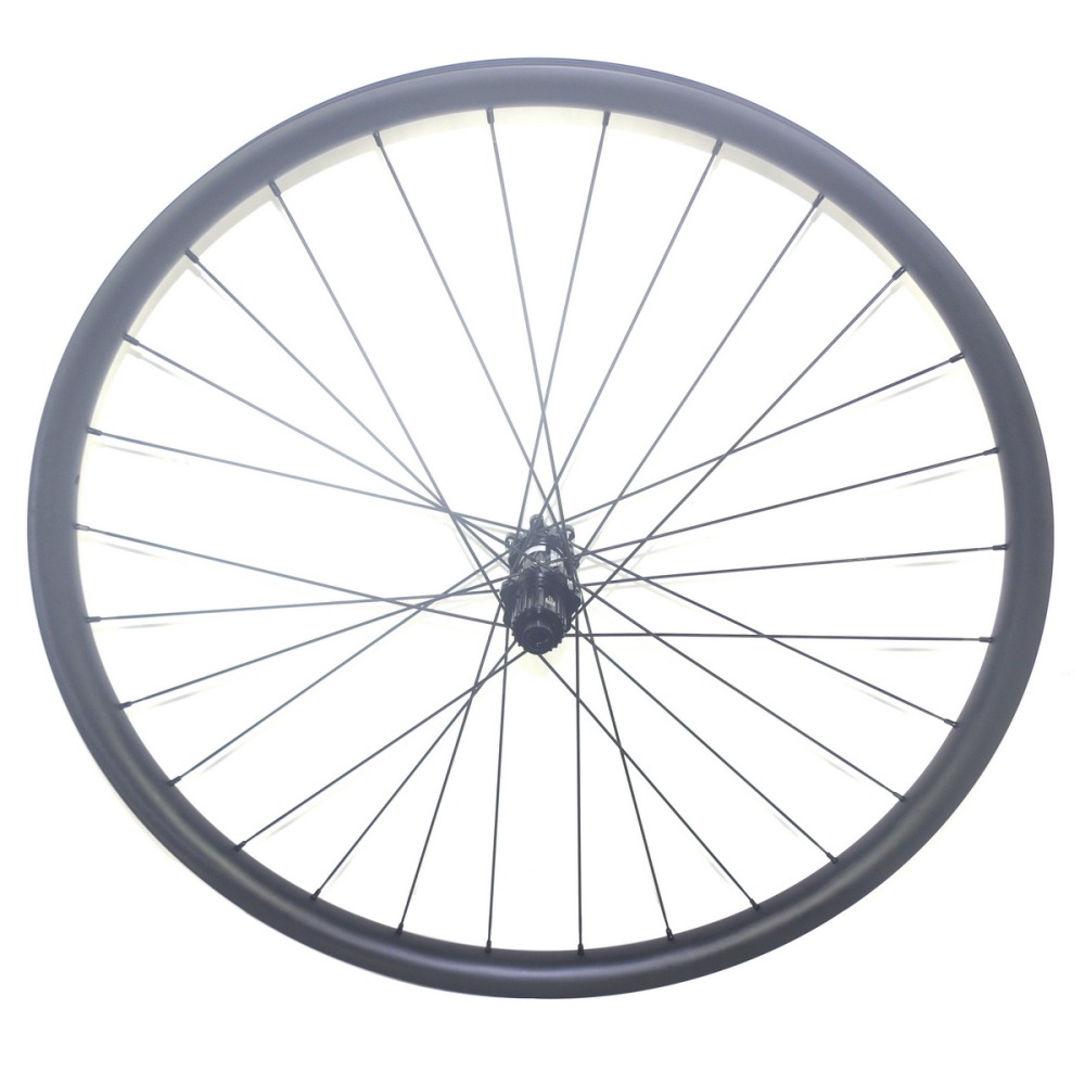 29ER Super Light MTB Carbon Wheels 33mm Width 30mm Depth Asymmetrical DT 350 Pillar Sapim Pillar Spokes