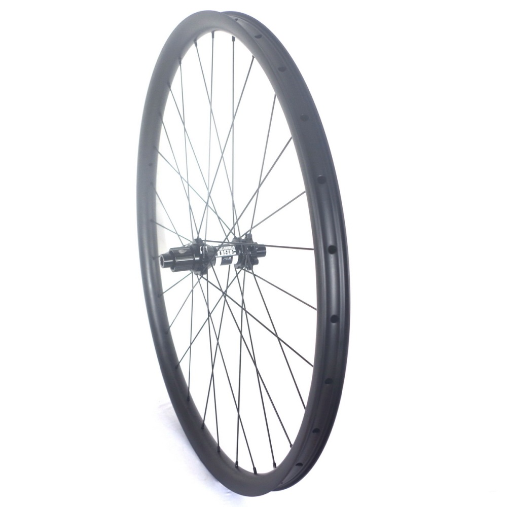29ER Super Light MTB Carbon Wheels 33mm Width 30mm Depth Asymmetrical DT 350 Pillar Sapim Pillar Spokes