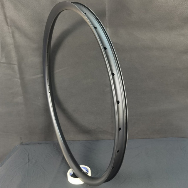 29ER Low Profiles 23mm Asymmetrical  MTB Carbon Rims 34mm 36mm External Width Tubeless Super Light Toray T800
