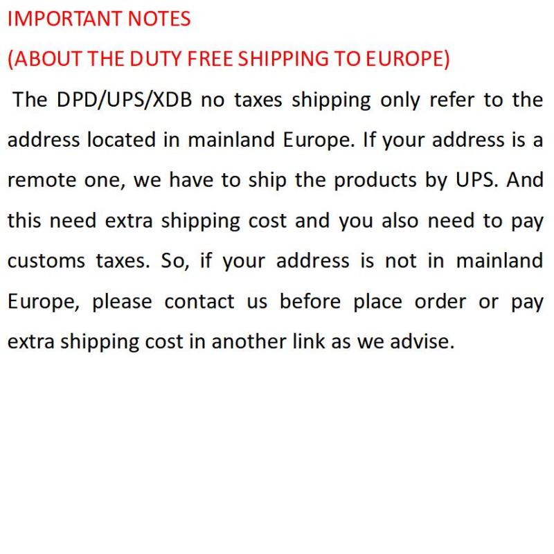Extra shipping cost for remote Europe address but out of mainland Europe