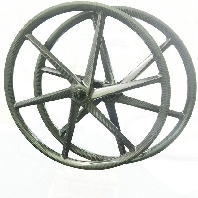 700C Ultra-Light 6 Spokes Road Gravel Carbon Wheels 30mm Width 30mm Profile Tubeless Toray T800 Center lock Ratchet Hub