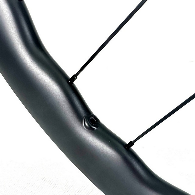 700C Wave Design Asymmetrical Road Gravel Bike Carbon Wheels Super Light Toray T800 Center Lock 35mm 40mm 45mm 50mm