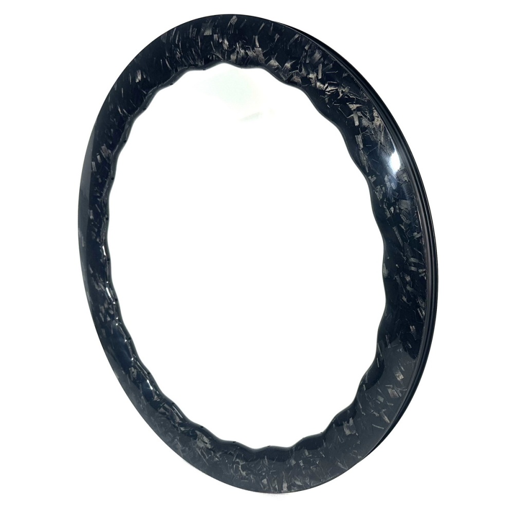 700C Gravel Road Carbon Rims Wave Design 28mm External Width  Forged UD Carbon Weave Super Light Tubeless 40-45 mm, 45-50mm 55-60mm