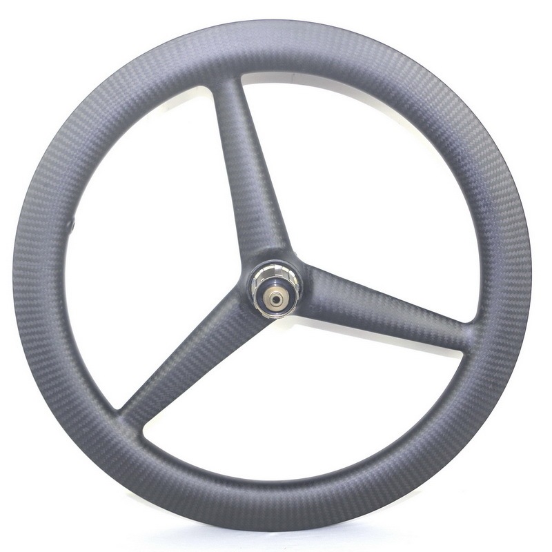 20 Inch Tri Spoke 406 Carbon Wheels Disc Brake Clincher