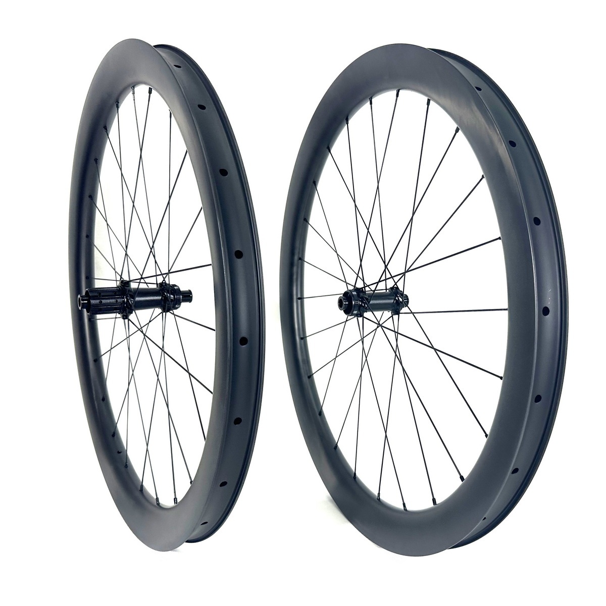 700C Super Light 32mm internal Width Gravel Carbon Wheels 49mm 54mm 59mm 64mm Profiles Tubeless Center Lock Shimano HG Sram XDR