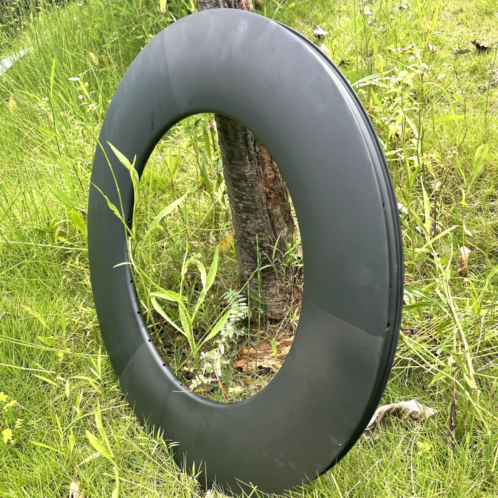 700C 120mm Profile Road TT Carbon Rims Tubeless With Hook 21.5mm Inner Width 28mm External Width Light Weight Bicycle Rims