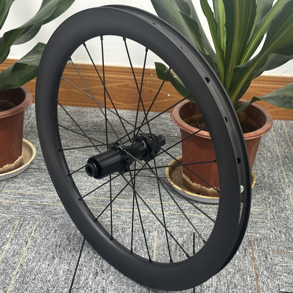 20 Inch Folding Bike Carbon Wheels Tubeless Compatible With Clincher 26mm External Width 38MM 45MM Height  Disc Brake