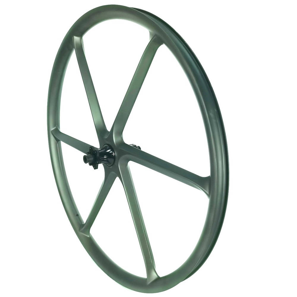 29ER 6 Spoke MTB Carbon Wheels 31MM inner Width XD, HG,MS Ratchet Hub Mountan Bke Wheels Through Axle Boost