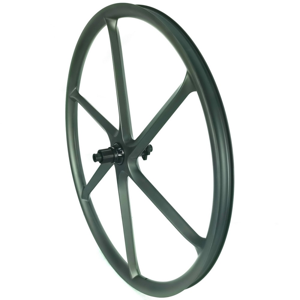 29ER 6 Spoke MTB Carbon Wheels 31MM inner Width XD, HG,MS Ratchet Hub Mountan Bke Wheels Through Axle Boost