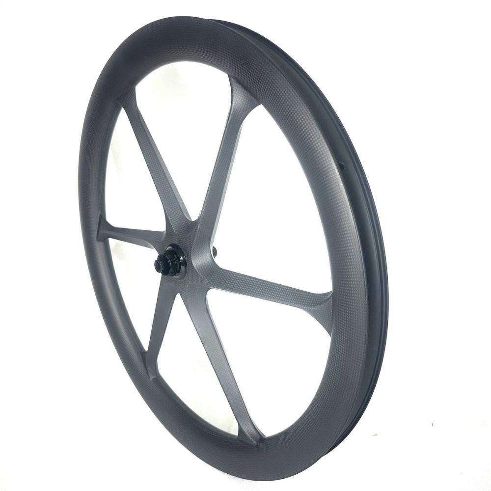 700C 6 Spoke Gravel Carbon Wheels 32 MM Inner Width Tubeless Ready Center Lock HG XDR Ratchet Hub System
