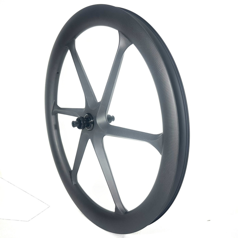 700C 6 Spoke Gravel Carbon Wheels 32 MM Inner Width Tubeless Ready Center Lock HG XDR Ratchet Hub System