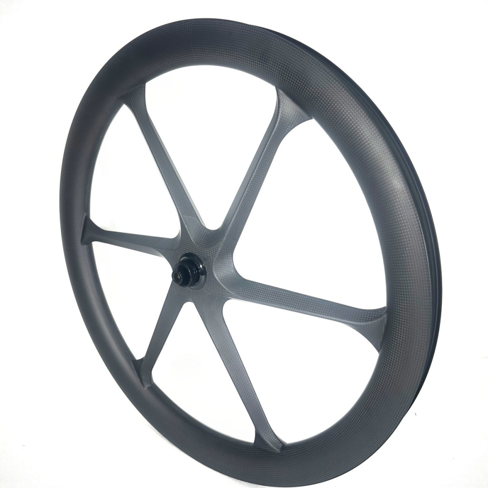 700C 6 Spoke Gravel Carbon Wheels 32 MM Inner Width Tubeless Ready Center Lock HG XDR Ratchet Hub System