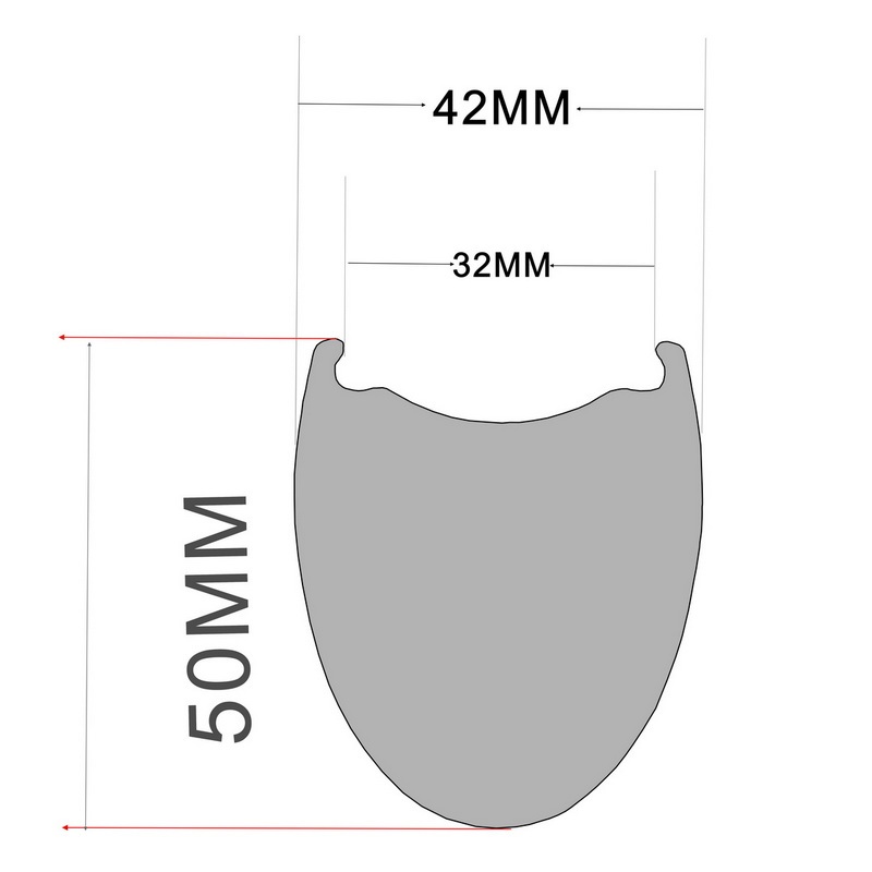 700C 6 Spoke Gravel Carbon Wheels 32 MM Inner Width Tubeless Ready Center Lock HG XDR Ratchet Hub System