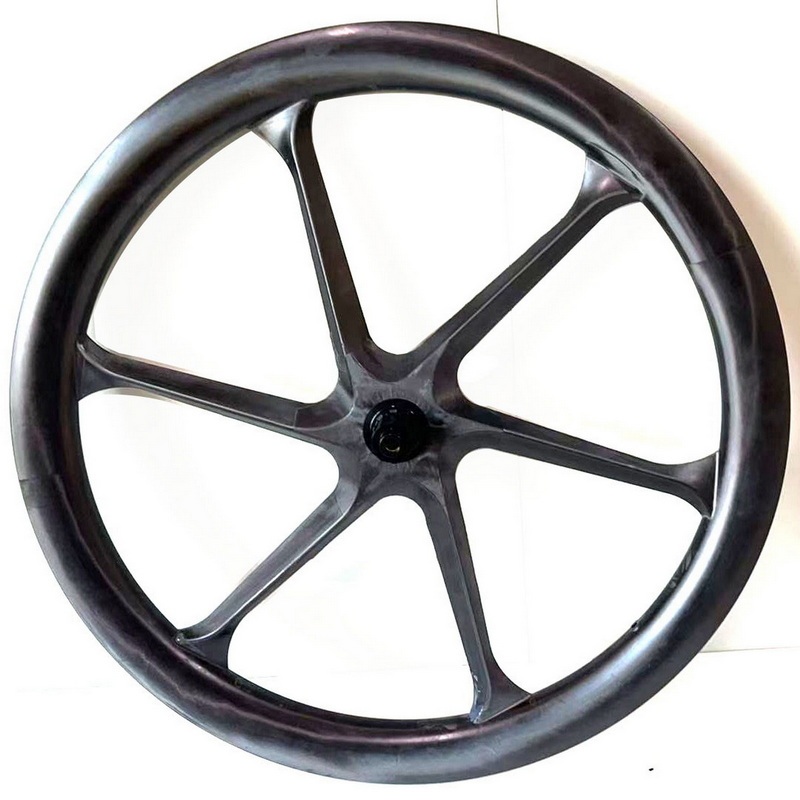 700C 6 Spoke Gravel Carbon Wheels 32 MM Inner Width Tubeless Ready Center Lock HG XDR Ratchet Hub System