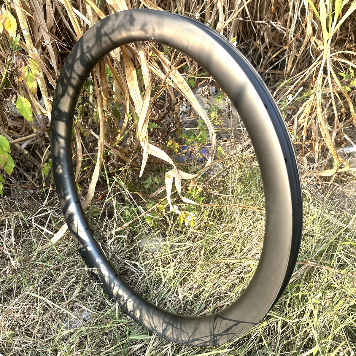 700C 32MM Inner Width Gravel Bike Carbon Rims Super Light 30mm 35mm 40mm 45mm 50mm 55mm Profile Height Tubeless With Hook