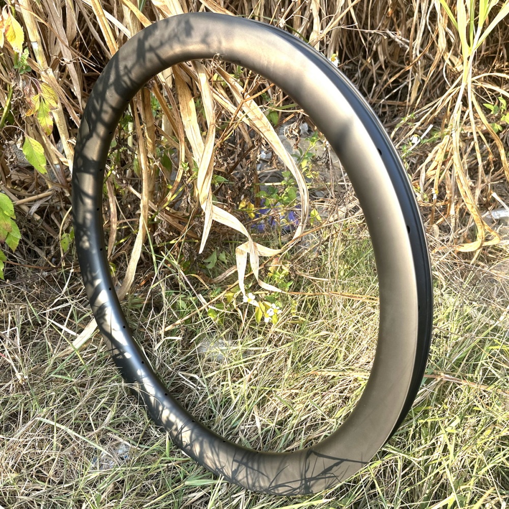 700C 32MM Inner Width Gravel Bike Carbon Rims Super Light 30mm 35mm 40mm 45mm 50mm 55mm Profile Height Tubeless With Hook