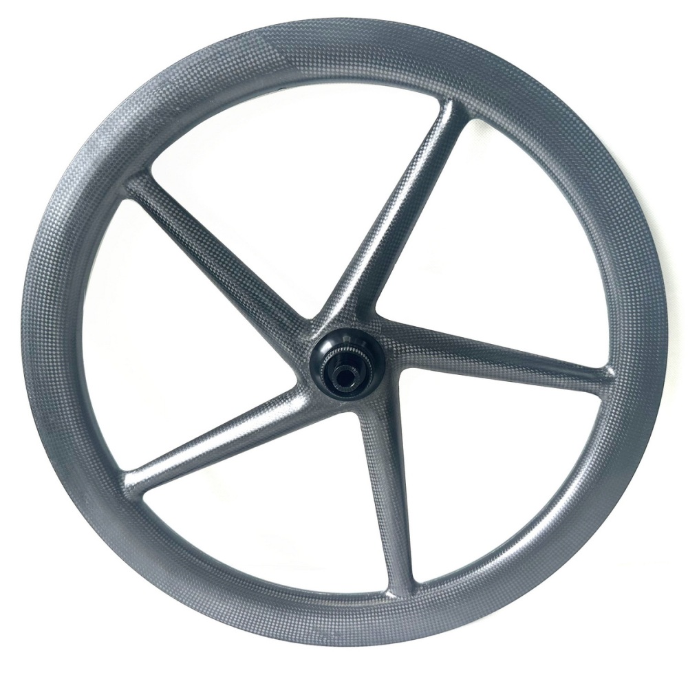 Five Spoke 451 Carbon Wheels Tubeless Compatible Width Clincher Disc Brake Rims Rims Brake 38mm Depth 19mm Inner Width Center Lock 6 Bolts