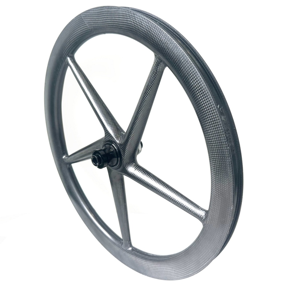 Five Spoke 451 Carbon Wheels Tubeless Compatible Width Clincher Disc Brake Rims Rims Brake 38mm Depth 19mm Inner Width Center Lock 6 Bolts