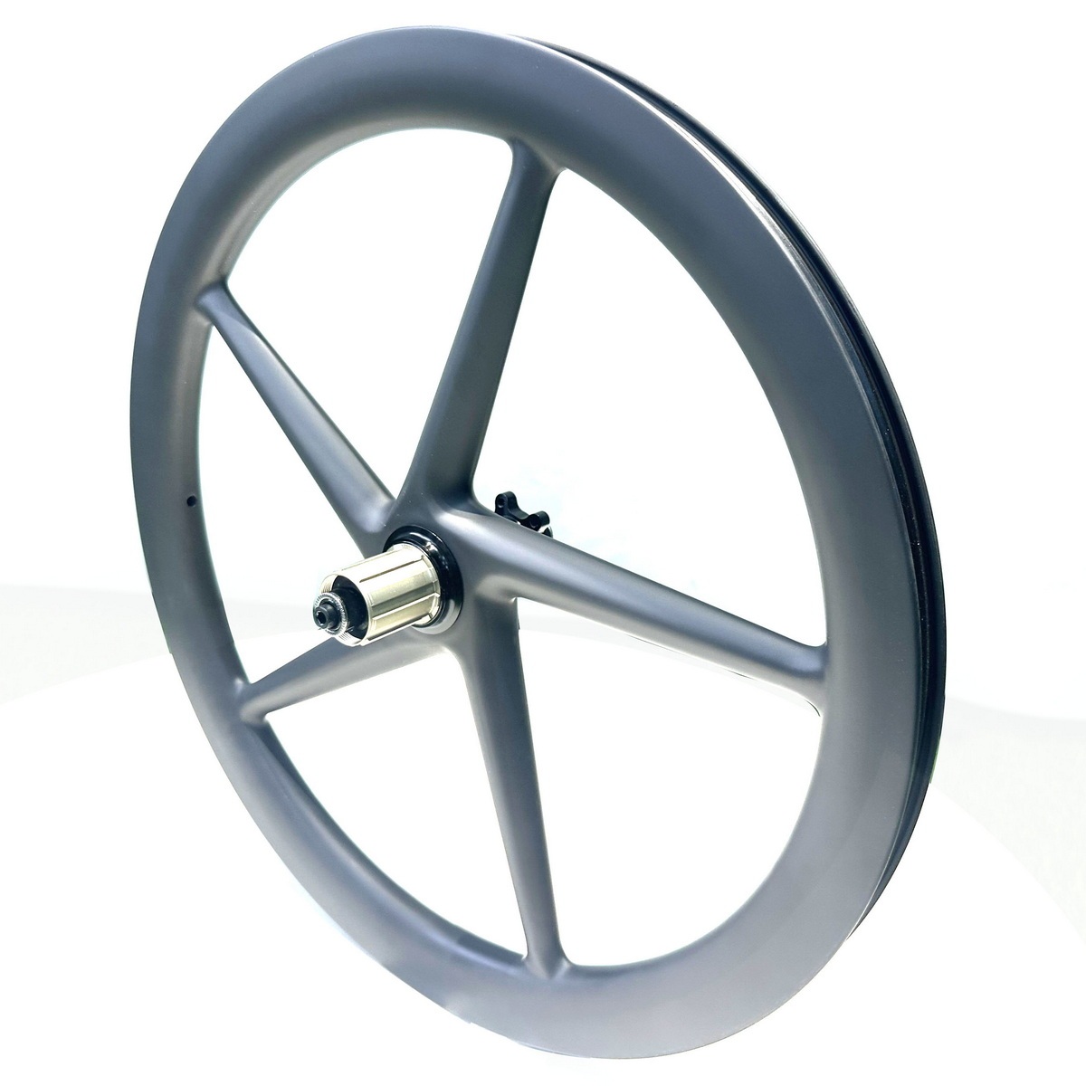 Five Spoke 451 Carbon Wheels Tubeless Compatible Width Clincher Disc Brake Rims Rims Brake 38mm Depth 19mm Inner Width Center Lock 6 Bolts