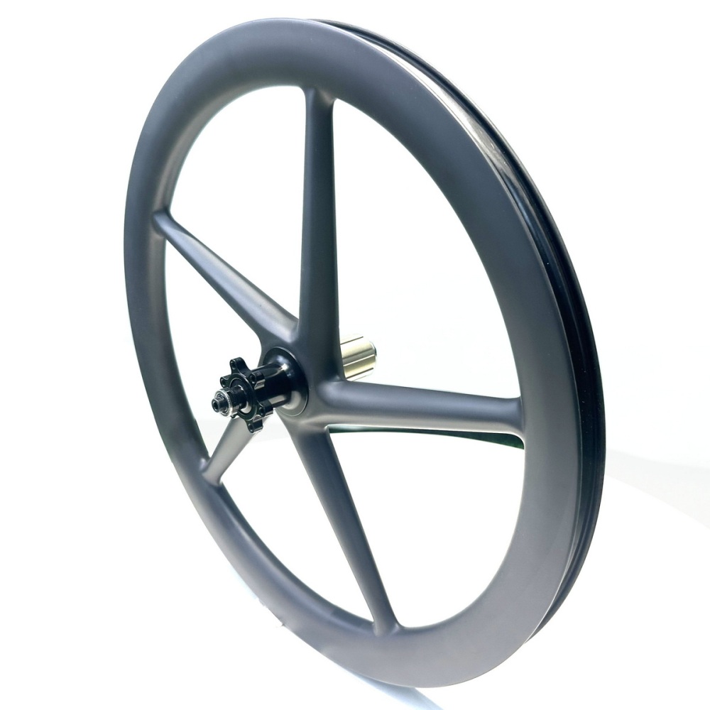 Five Spoke 451 Carbon Wheels Tubeless Compatible Width Clincher Disc Brake Rims Rims Brake 38mm Depth 19mm Inner Width Center Lock 6 Bolts