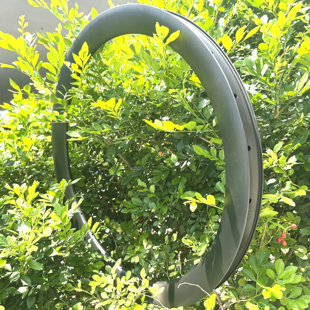 700C Gravel Beach Bike Carbon Rims 37MM Inner Width 50mm Profiles Tubeless Ready