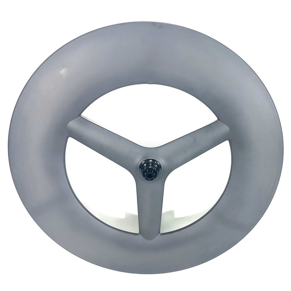 700C TrI Spoke Carbon Wheels 120mm Depth 28MM External Width Tubeless Ready Disc Brake Center lock HG XDR TT Iron Man