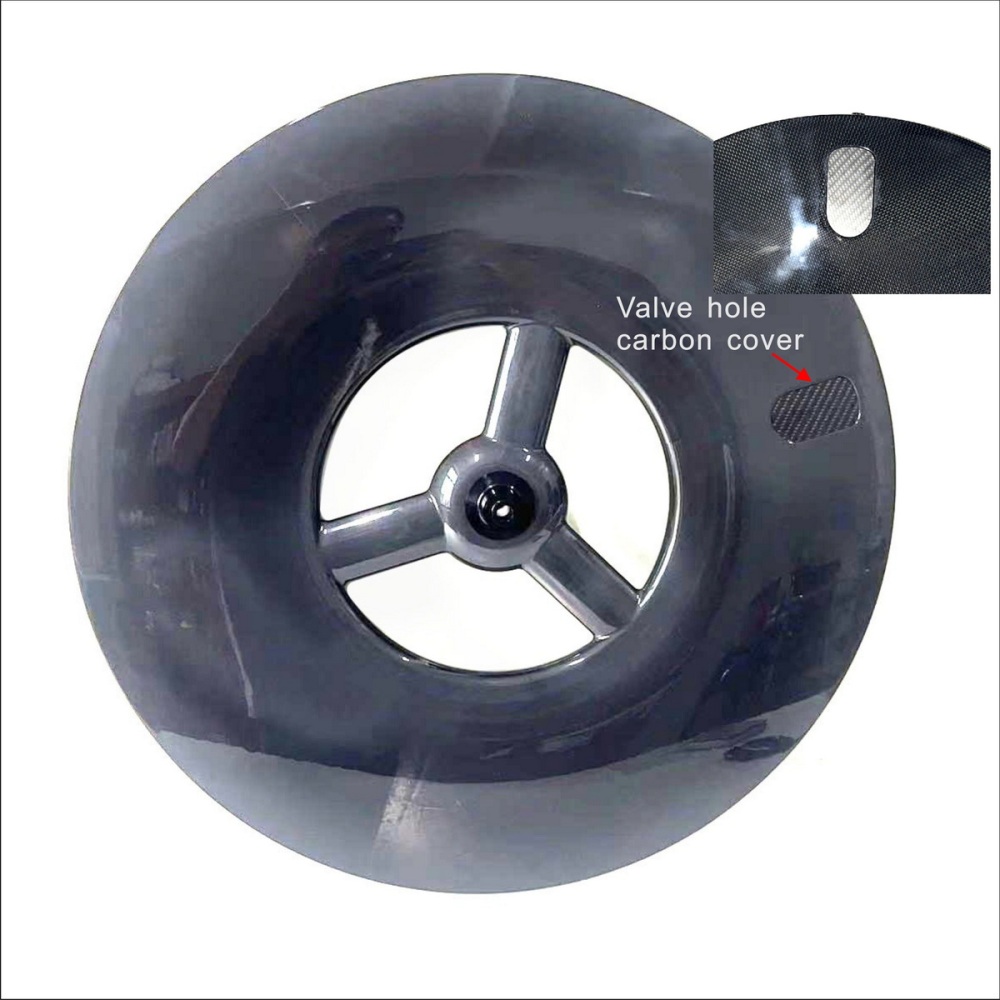 700c Tri Spoke Carbon Wheels TT Iron Man Bicycle WHEELS 180mm Profiles 22.5MM Inner Width