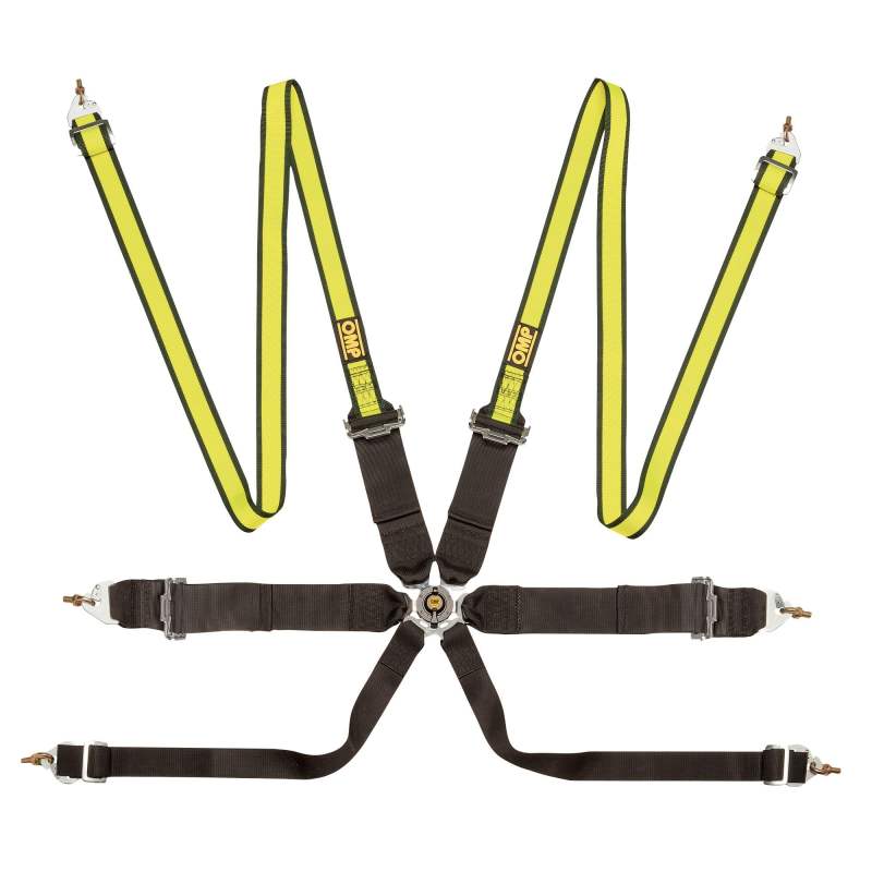 OMP First 3"+2" Saloon 6 Point Harness