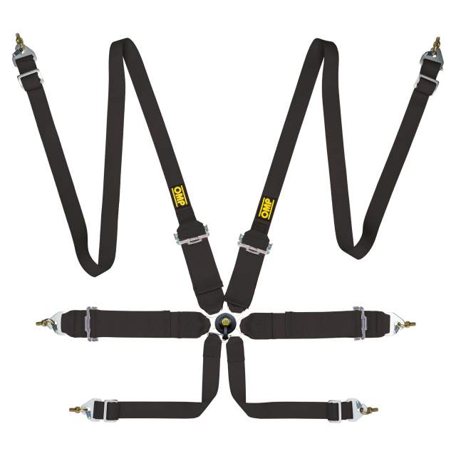 OMP First 3"+2" Saloon 6 Point Harness