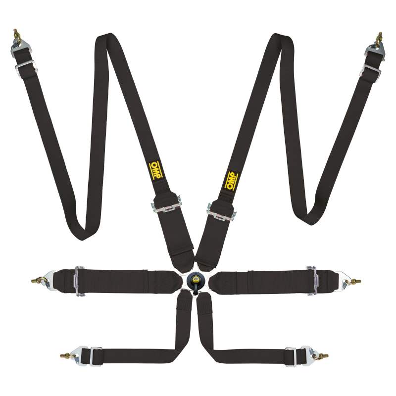 OMP First 3"+2" Saloon 6 Point Harness