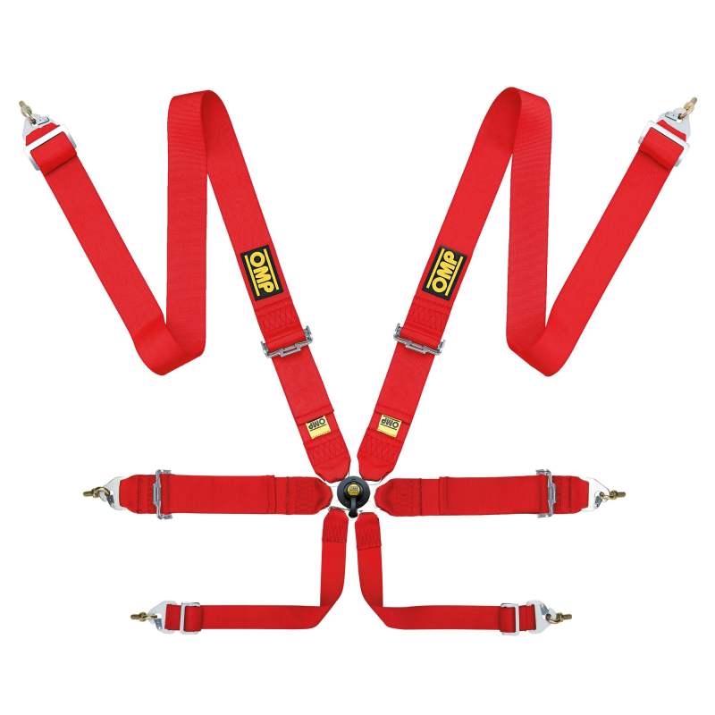 OMP First 3" Saloon 6 Point FIA Harness