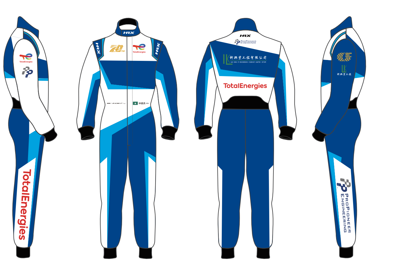 HRX USA, Customise Your Suit, FIA Approved Race Suits