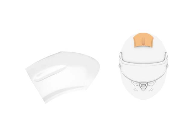Schuberth Flat upper air intake