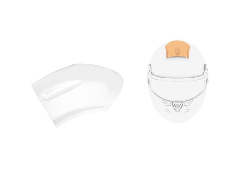 Schuberth Flat upper air intake