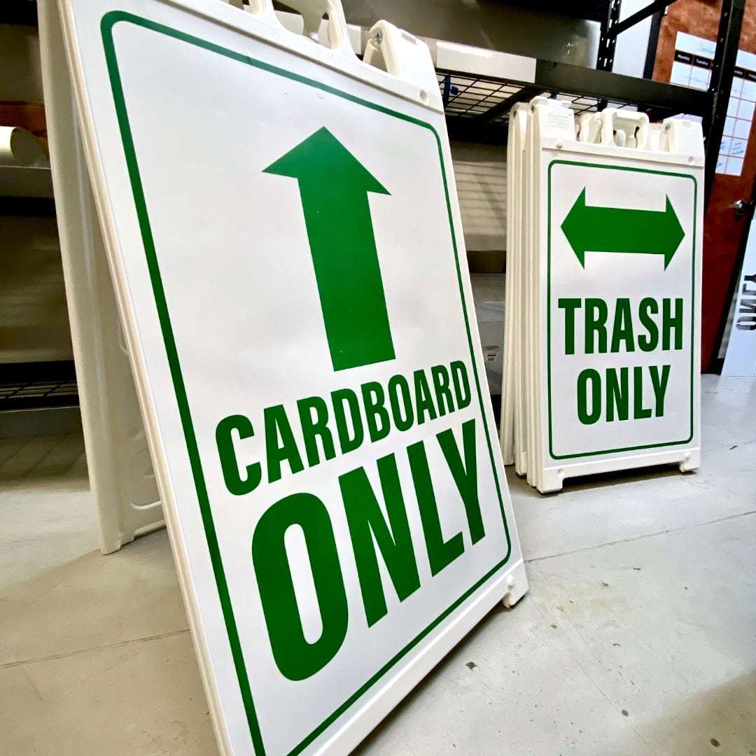 Indoor-Outdoor sign