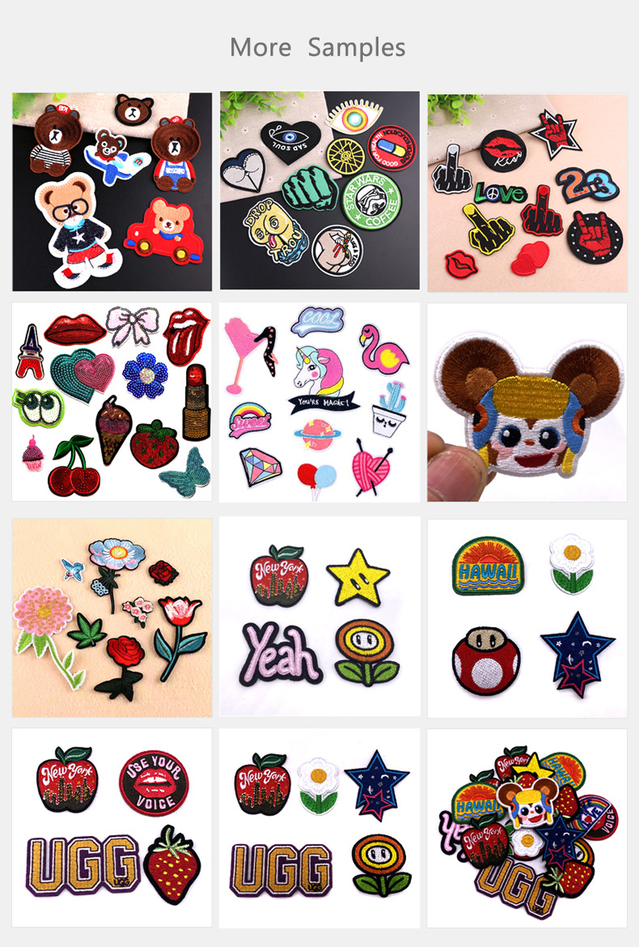 sew-on patches