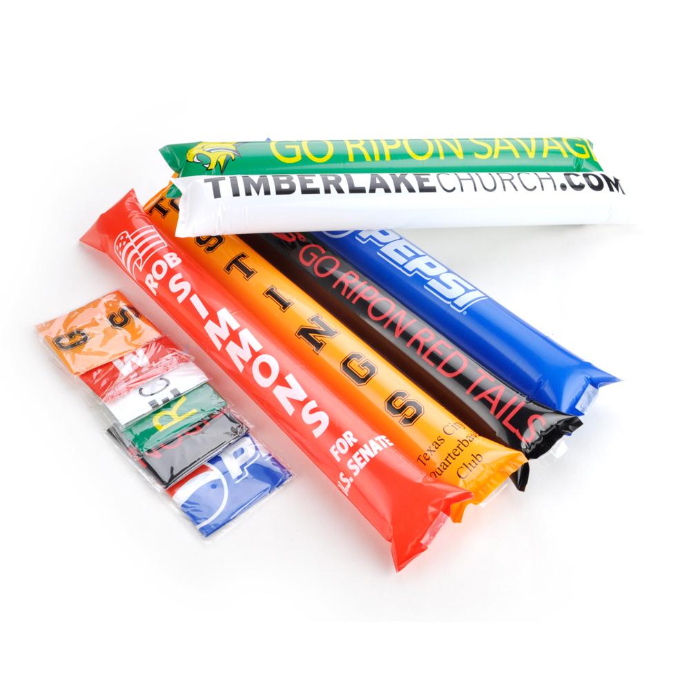 Custom Printed Thunder Sticks, Noisemakers, Bam Bam Sticks