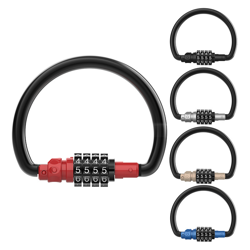 Heavy Duty Carabiner Clips with 4-Digit Combination Locks