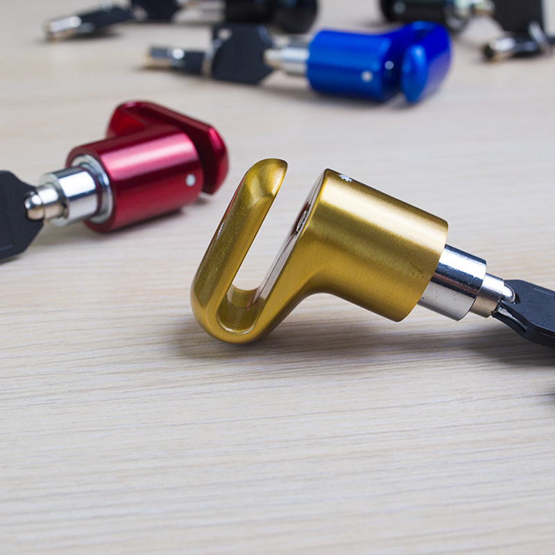 Disc Brake Lock for Motorcycle Accessories Heavy Duty Bike Bicycle Anti Theft Lock Compact Electric Scooter Ebike Powersports Wheel Hover Disc Locks