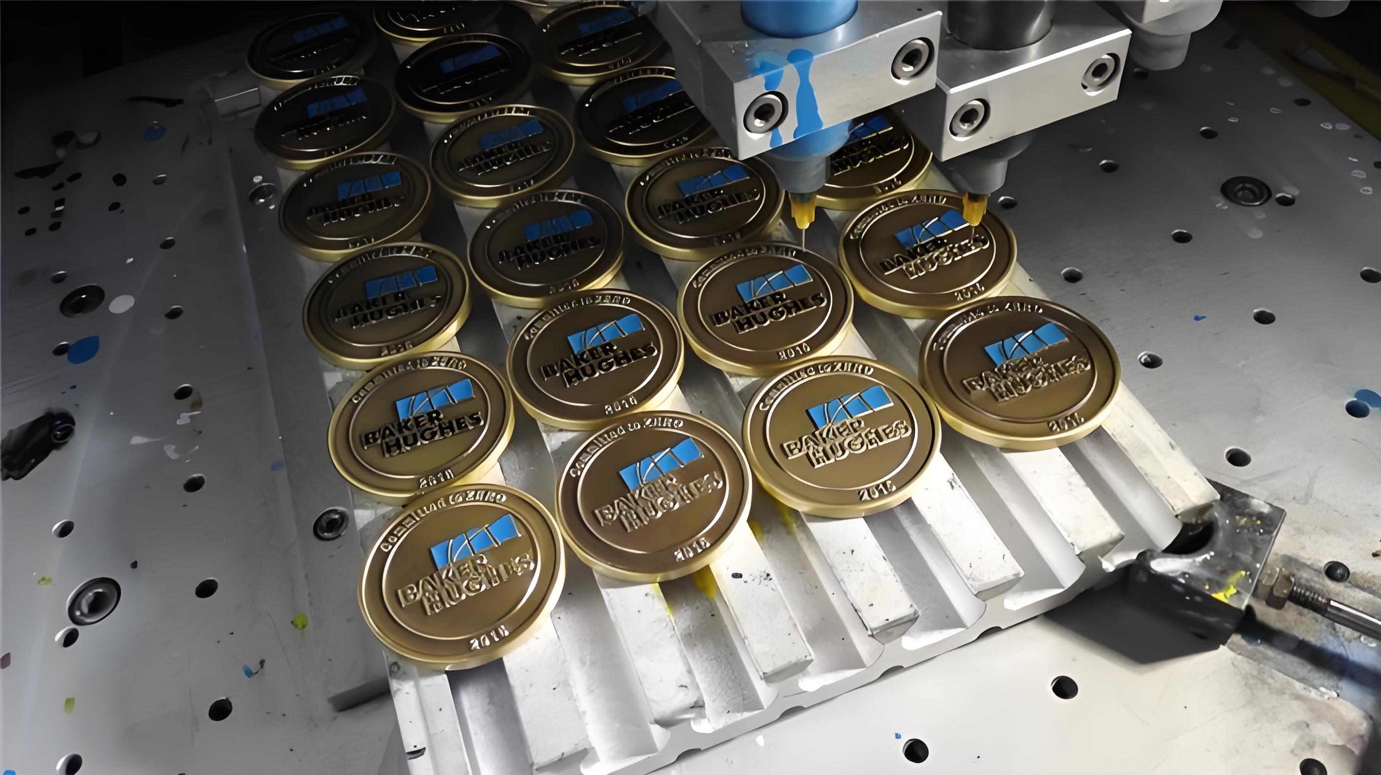 Filling color enamel 